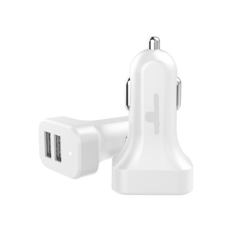 Car charger with 2 USB ports - 2.1A - 694915
