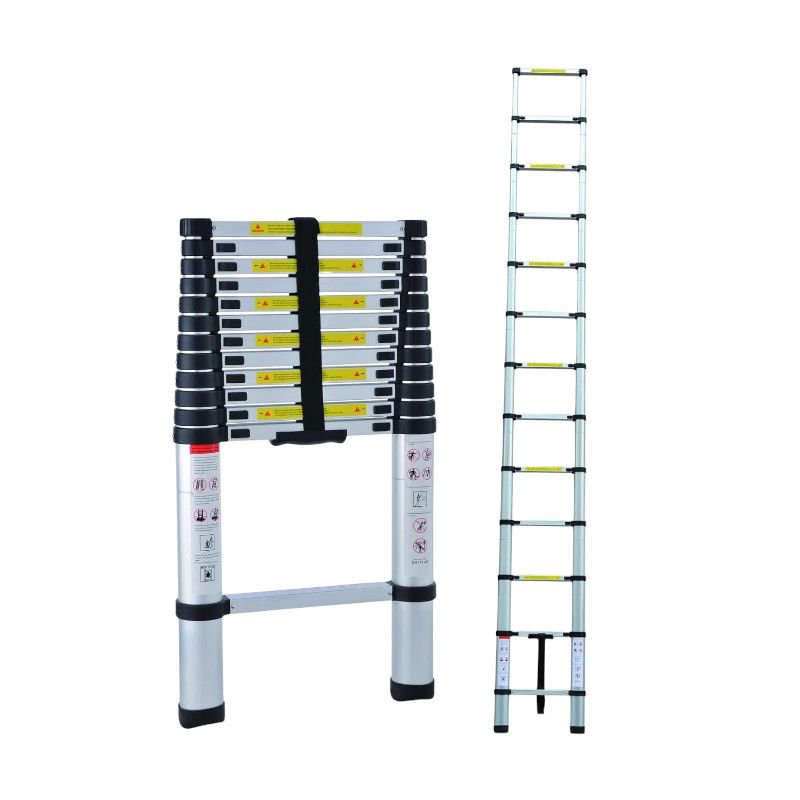 Folding aluminum ladder - 100 - 3.2m - 711025