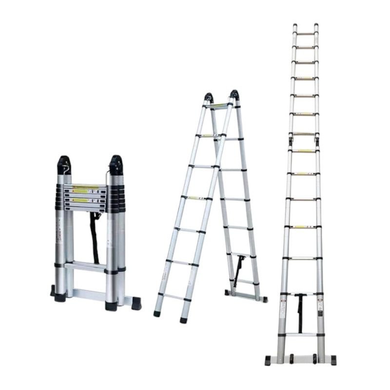 Folding multipurpose aluminum ladder - 103 - 5m - 711063