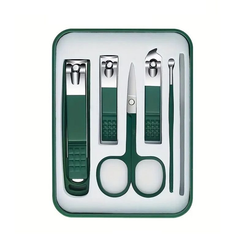 Professional nail care set in case - 001 - 6pcs - 739037