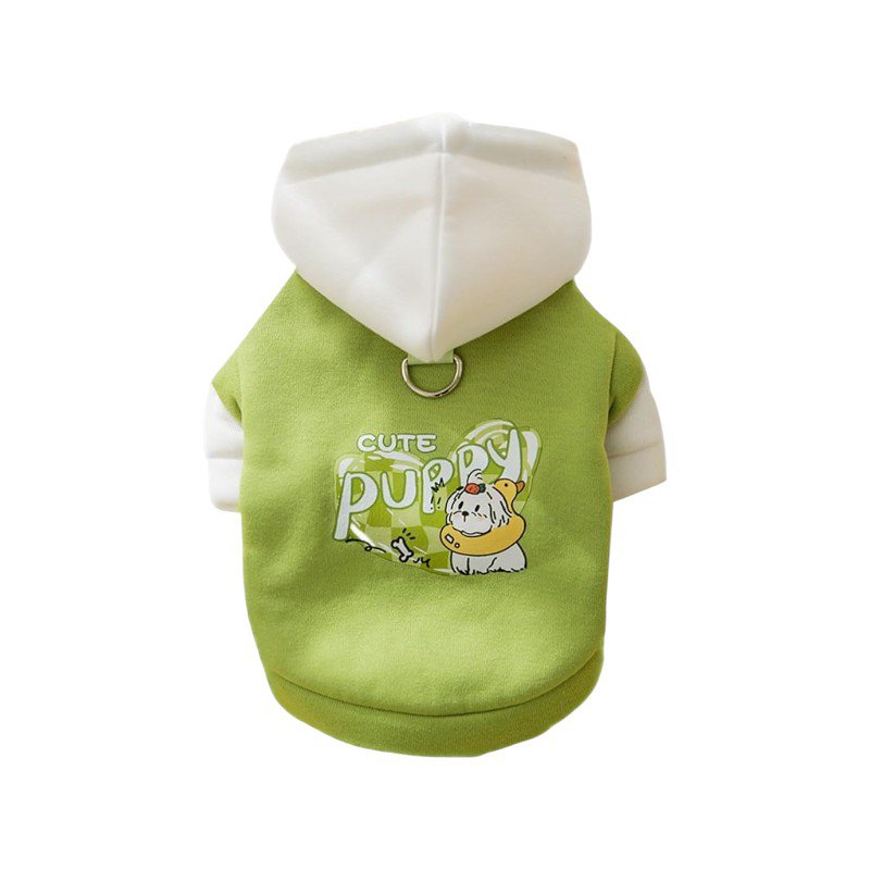 Dog hoodie with hood - 810433 - Green