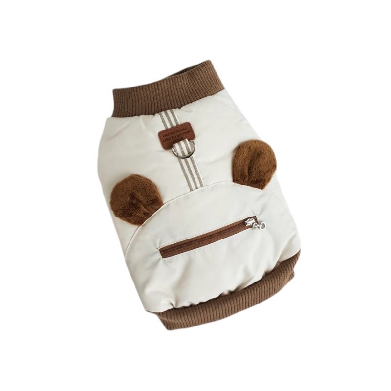 Dog jacket with pocket - 810436 - Beige