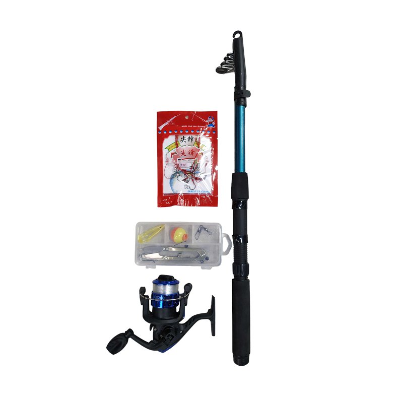Fishing set with rod and accessories - 2.4m - 831500