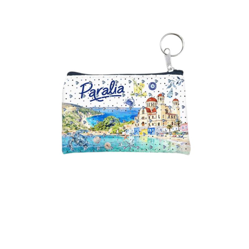 Souvenir Wallet Keychain - Set 10pcs - PVC - Beach - 11*7cm - 871731