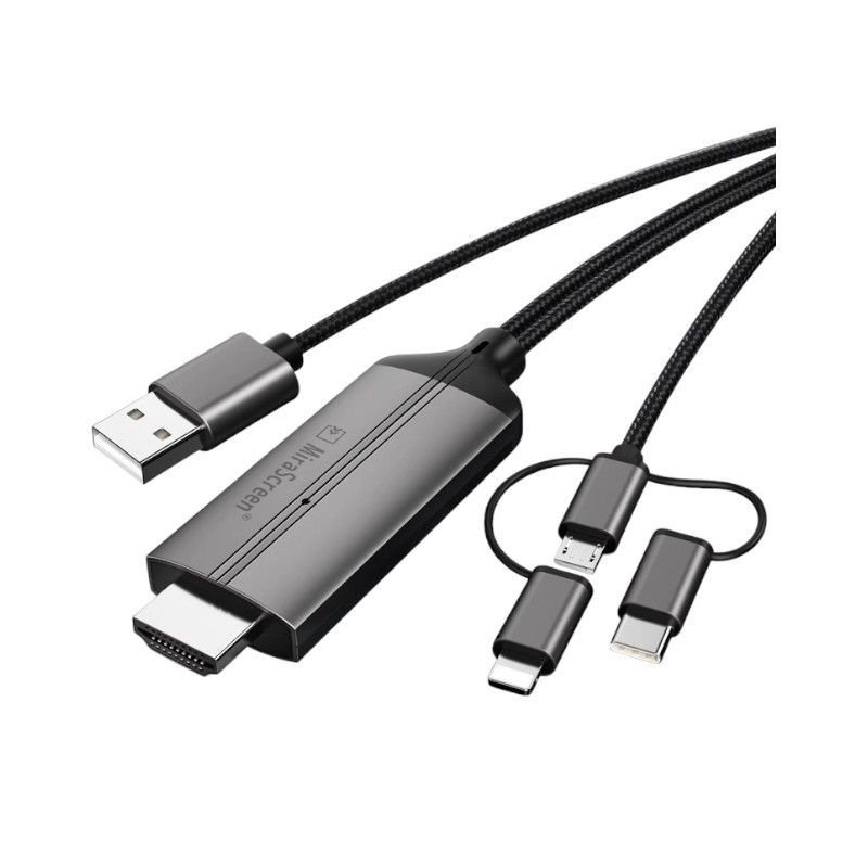Καλώδιο USB σε HDTV - 3in1 - LD36 - Mirascreen - 884508