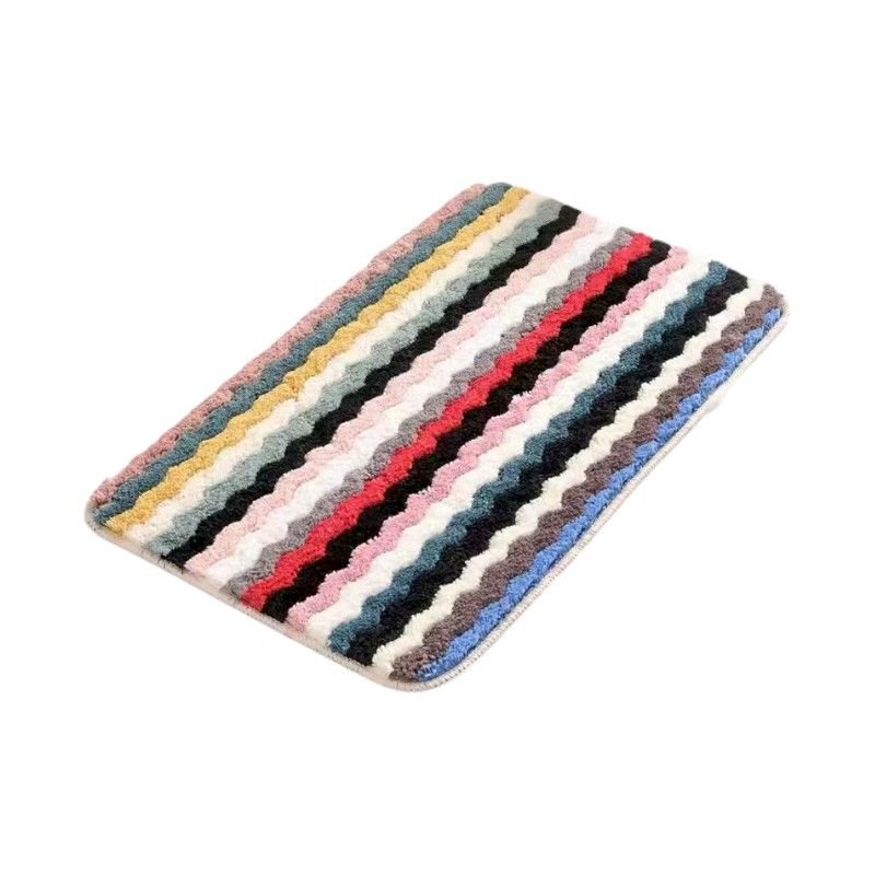 Bathroom mat - 38x58cm - 915572 - Black/Red