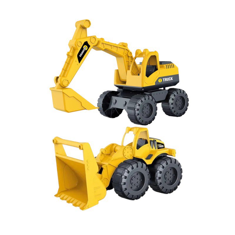 Набор рабочих транспортных средств - 2 шт. - 600B-11 - 917152