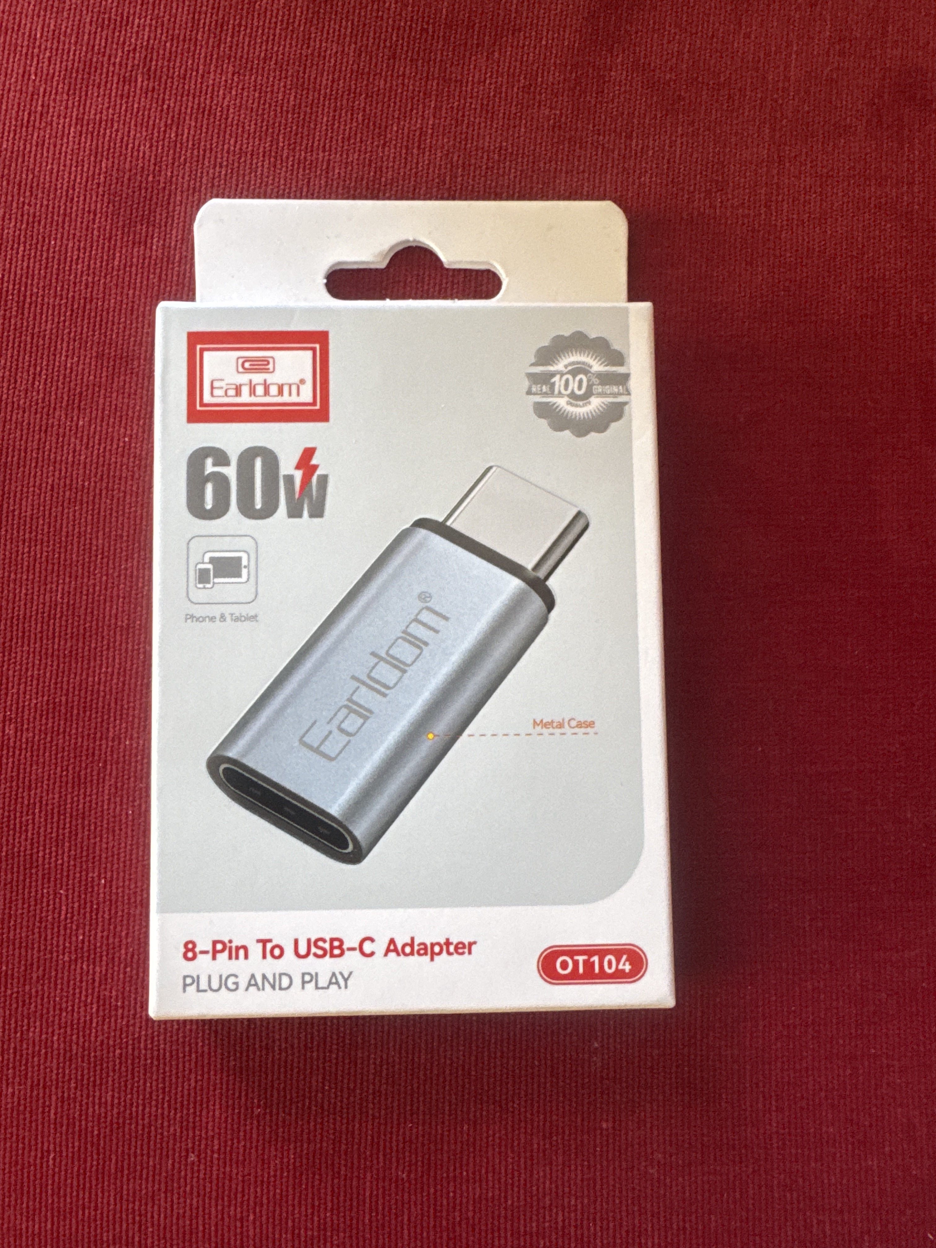 Lightning to USB Type-C Adapter 60W