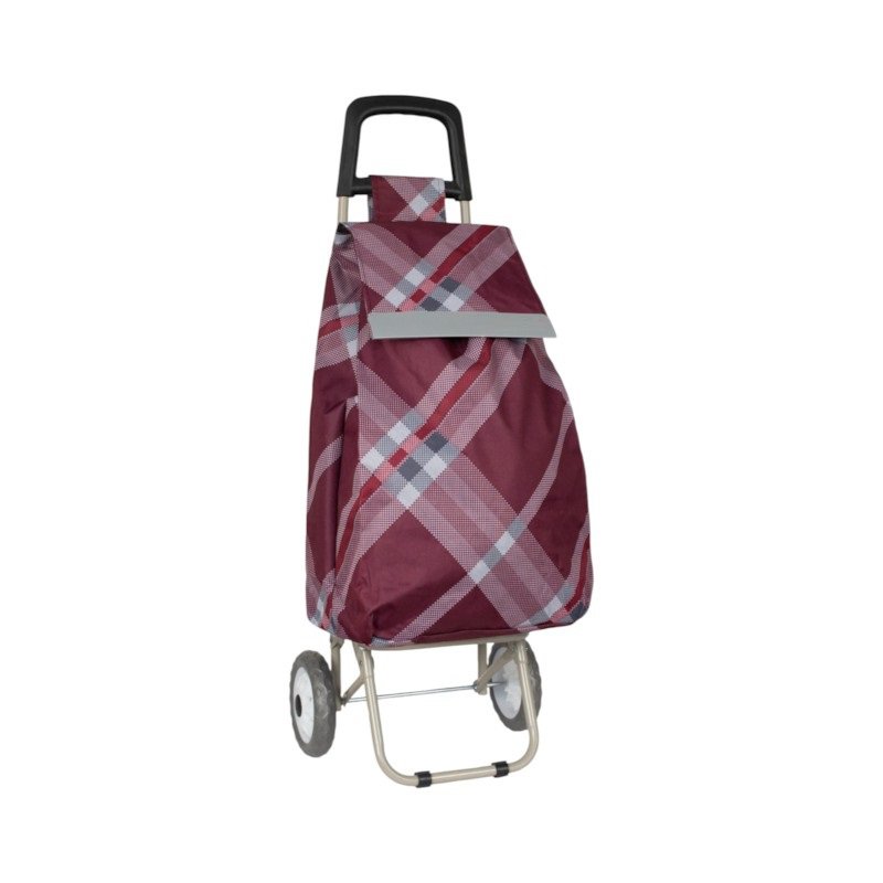 Fabric market trolley - ZZ304-7B - 981287 - Dark Red