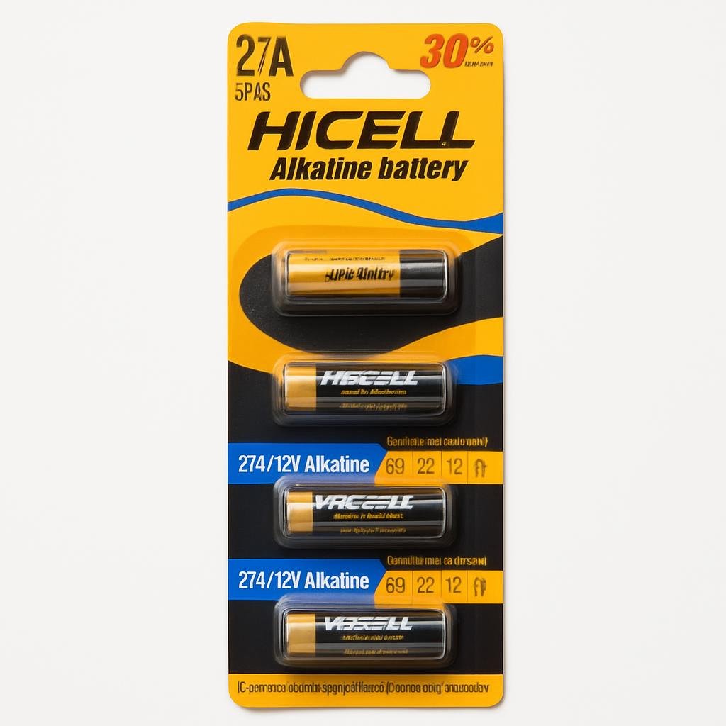 Μπαταρίες αλκαλικές HICELL 27A