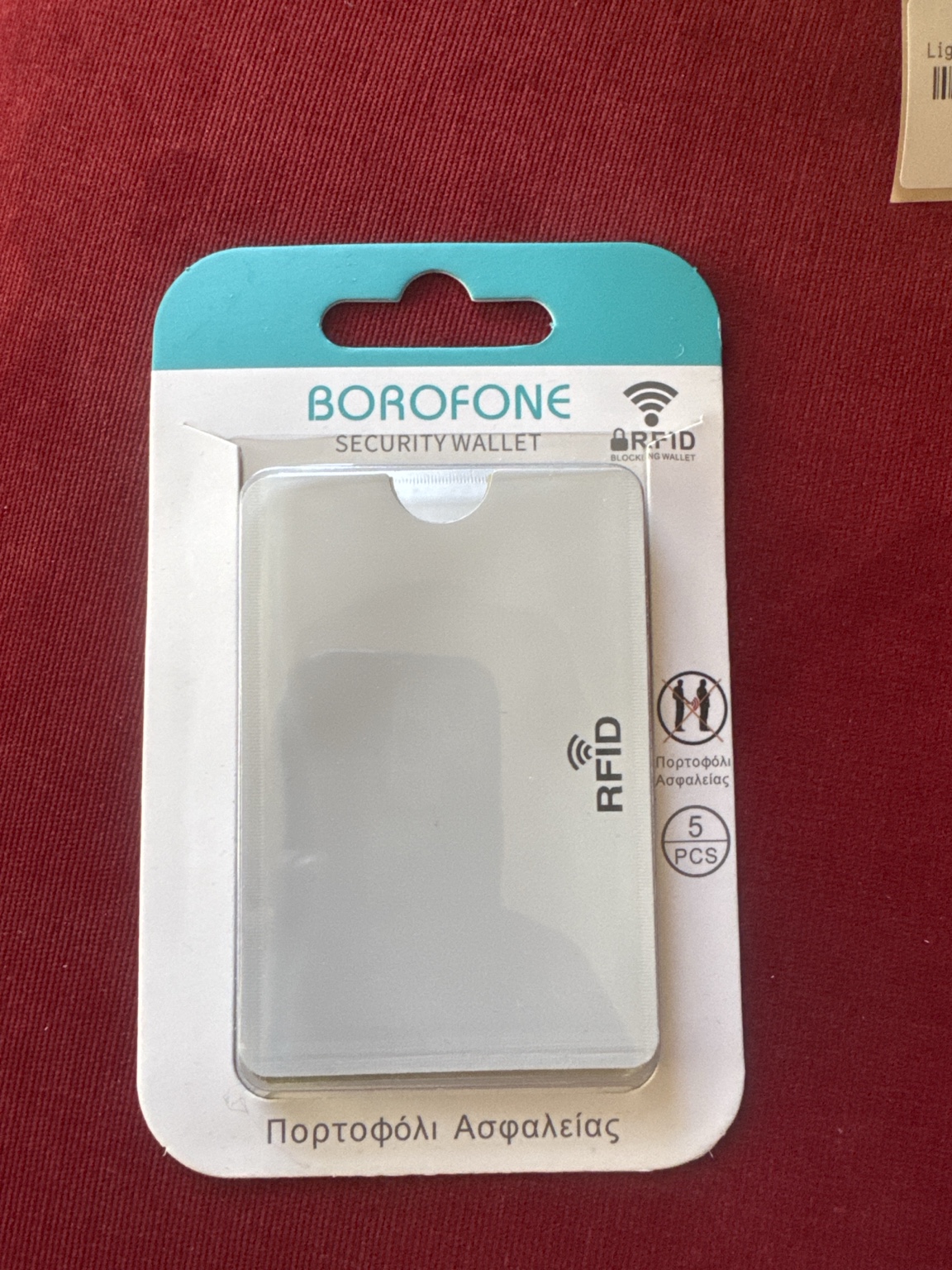 Πορτοφόλι Ασφαλείας RFID για Κάρτες